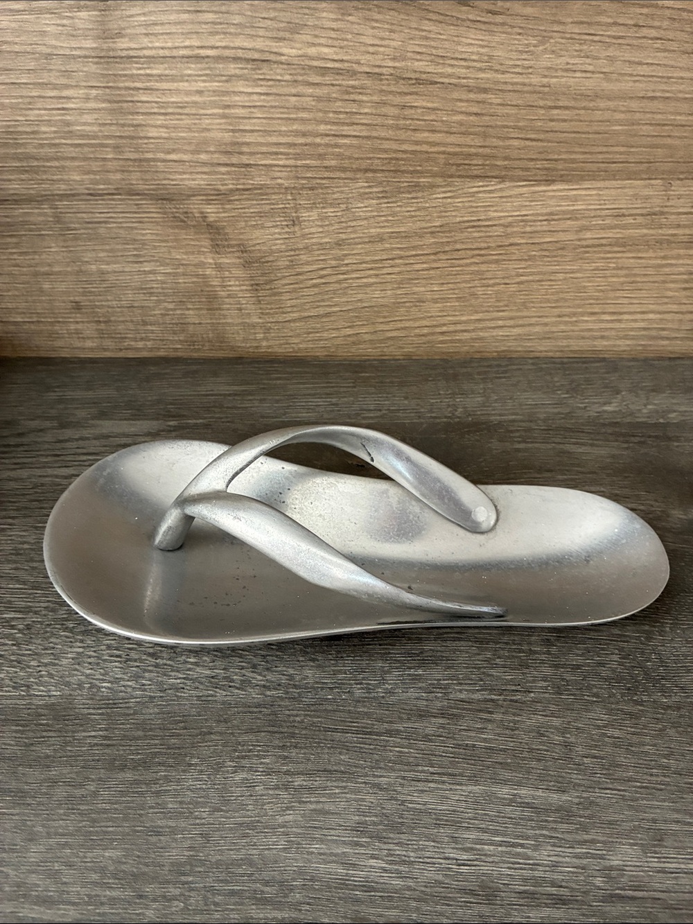 Pewter Flip-flop Sandal Trinket Tray